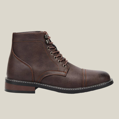 Frontier Cap Toe Leather Boots - Arklen