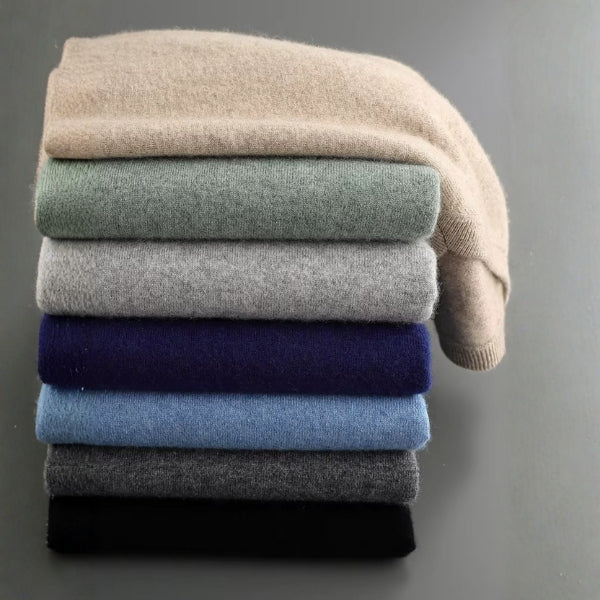 The Amalfi Merino Wool V-Neck Sweater