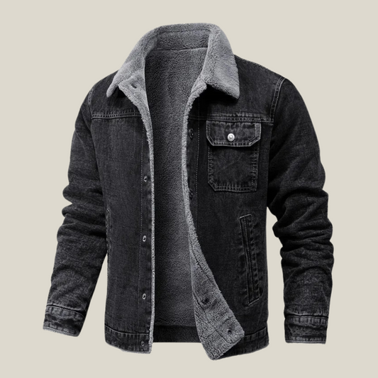 Arklen Sherpa-Lined Denim Jacket