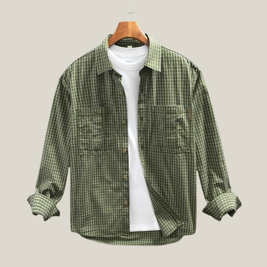 Arklen Vintage Utility Work Flannel Shirt