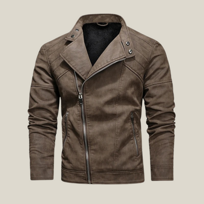 Arklen Rugged Biker Leather Jacket