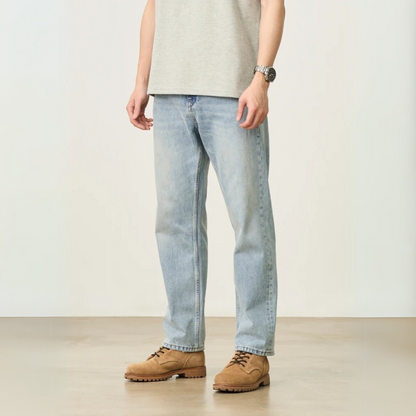 100% Cotton Arklen Classic Straight-Leg Denim Jeans Pants