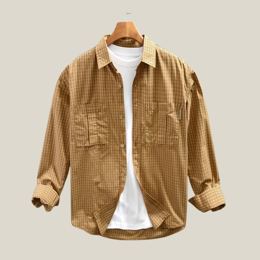 Arklen Vintage Utility Work Flannel Shirt