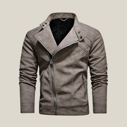 Arklen Rugged Biker Leather Jacket