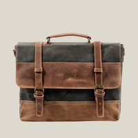 Slate Gray & Dark Leather