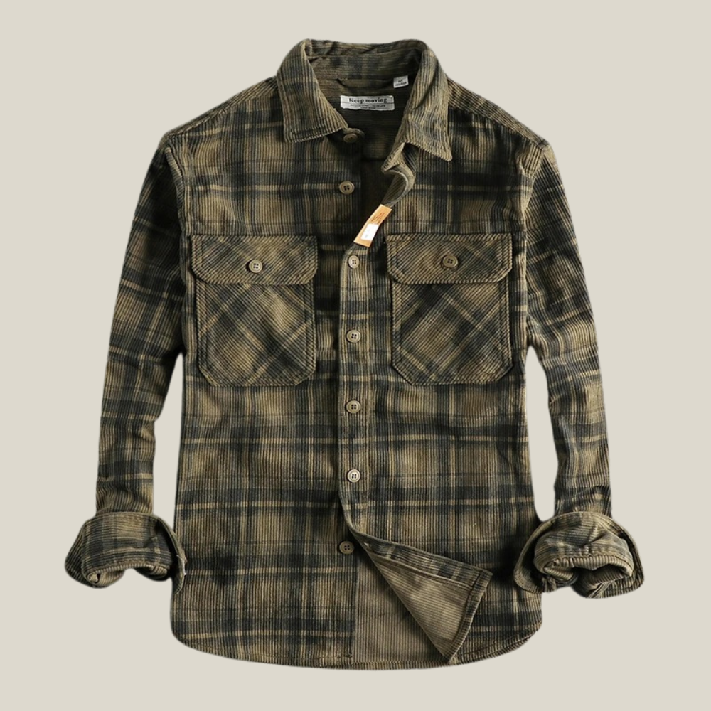 Arklen Timber Ridge Corduroy Flannel Shirt