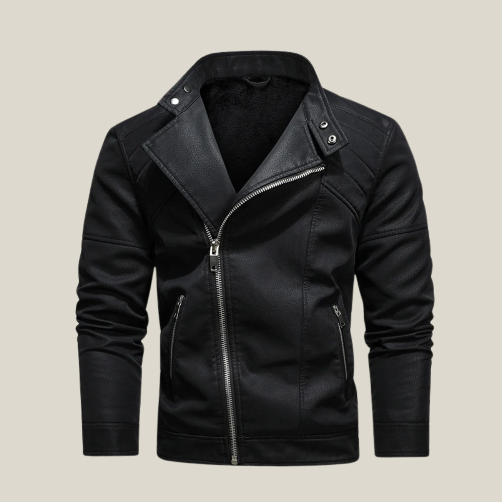 Arklen Rugged Biker Leather Jacket