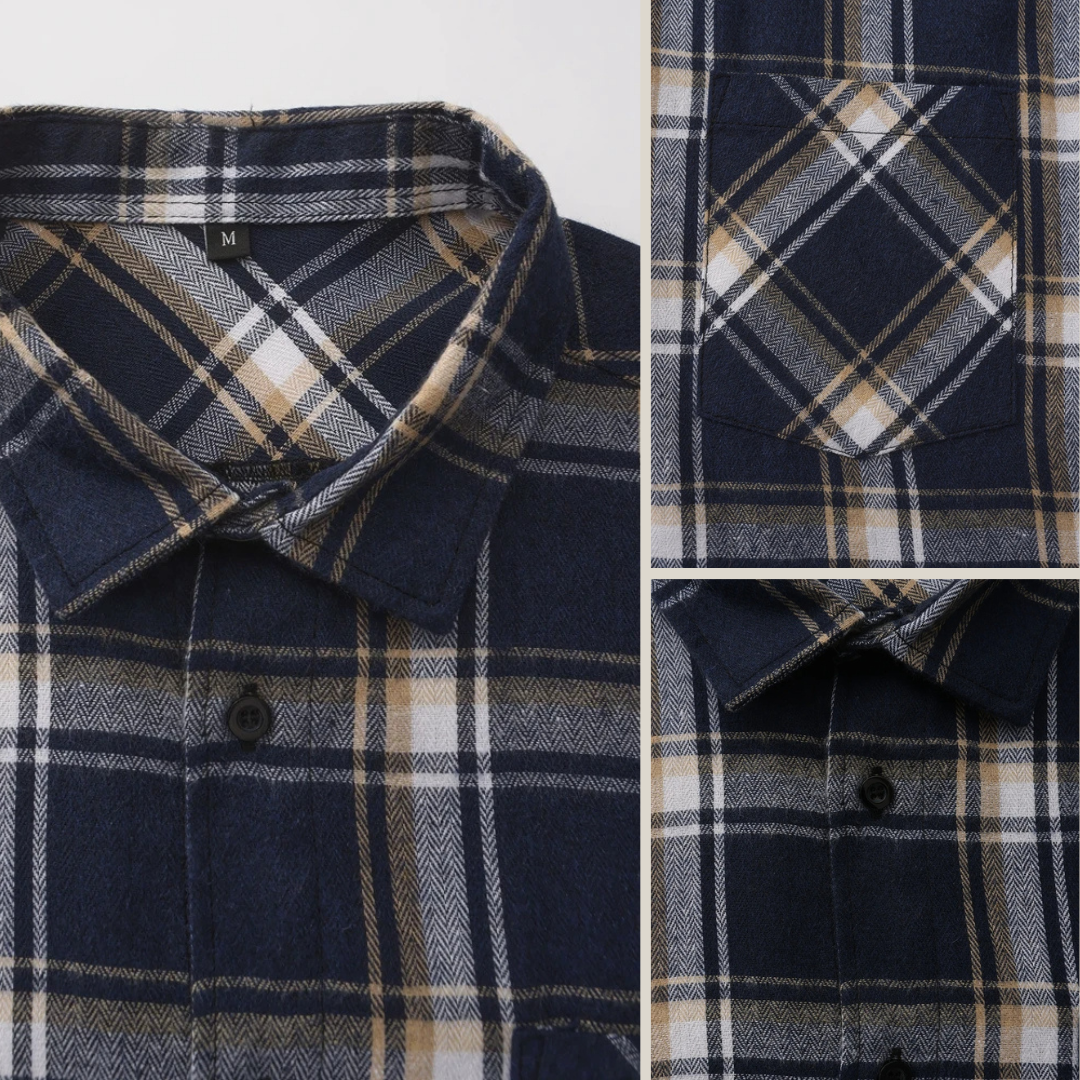 Arklen Men's Harbor Heavyweight Flannel Shirt