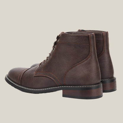 Frontier Cap Toe Leather Boots - Arklen