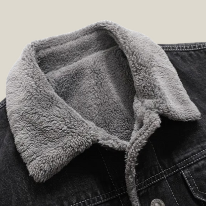 Arklen Sherpa-Lined Denim Jacket