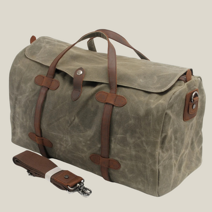 Arklen Wayfarer Duffel – Waxed Canvas Weekend Travel Bag