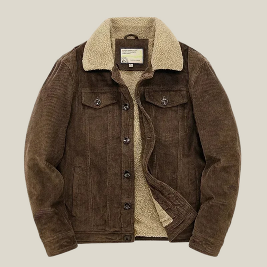 Arklen Vintage Corduroy Sherpa Jacket