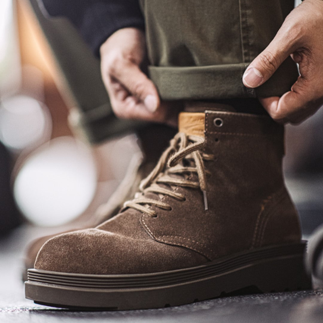 Arklen Suede Leather Boots - The Challenger