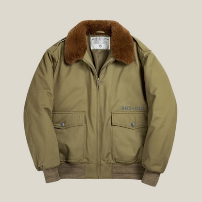 Arklen Military Bomber Jacket – Heavy-Duty Flight Coat
