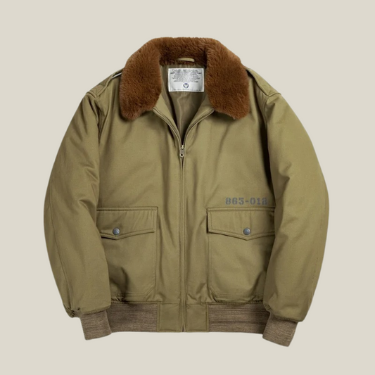 Arklen Military Bomber Jacket – Heavy-Duty Flight Coat