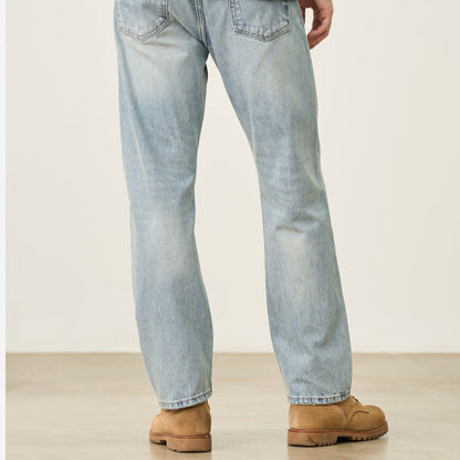 100% Cotton Arklen Classic Straight-Leg Denim Jeans Pants