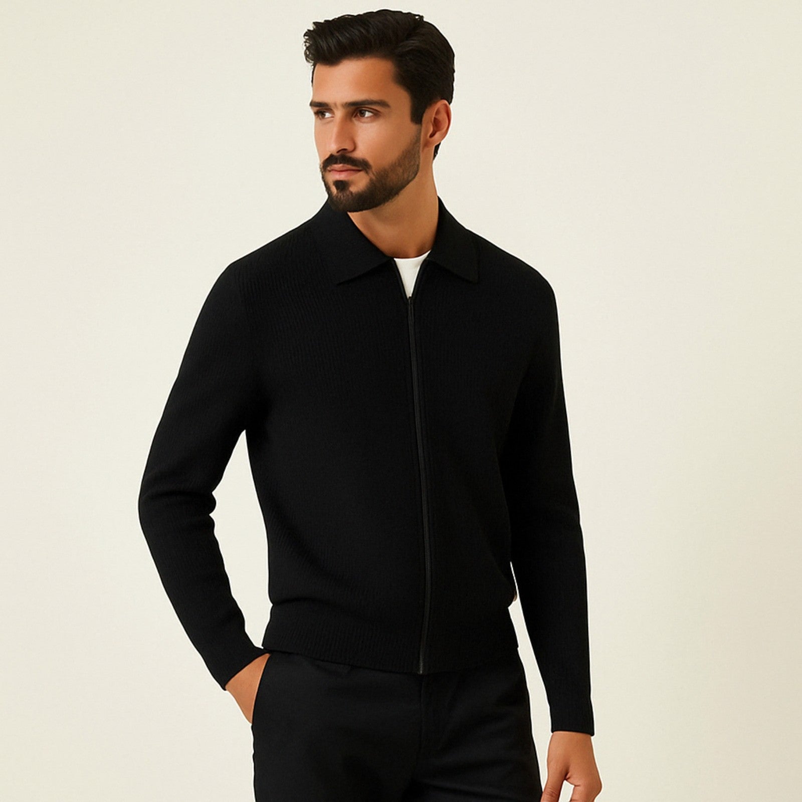 The Oxford Wool Turtleneck Vest