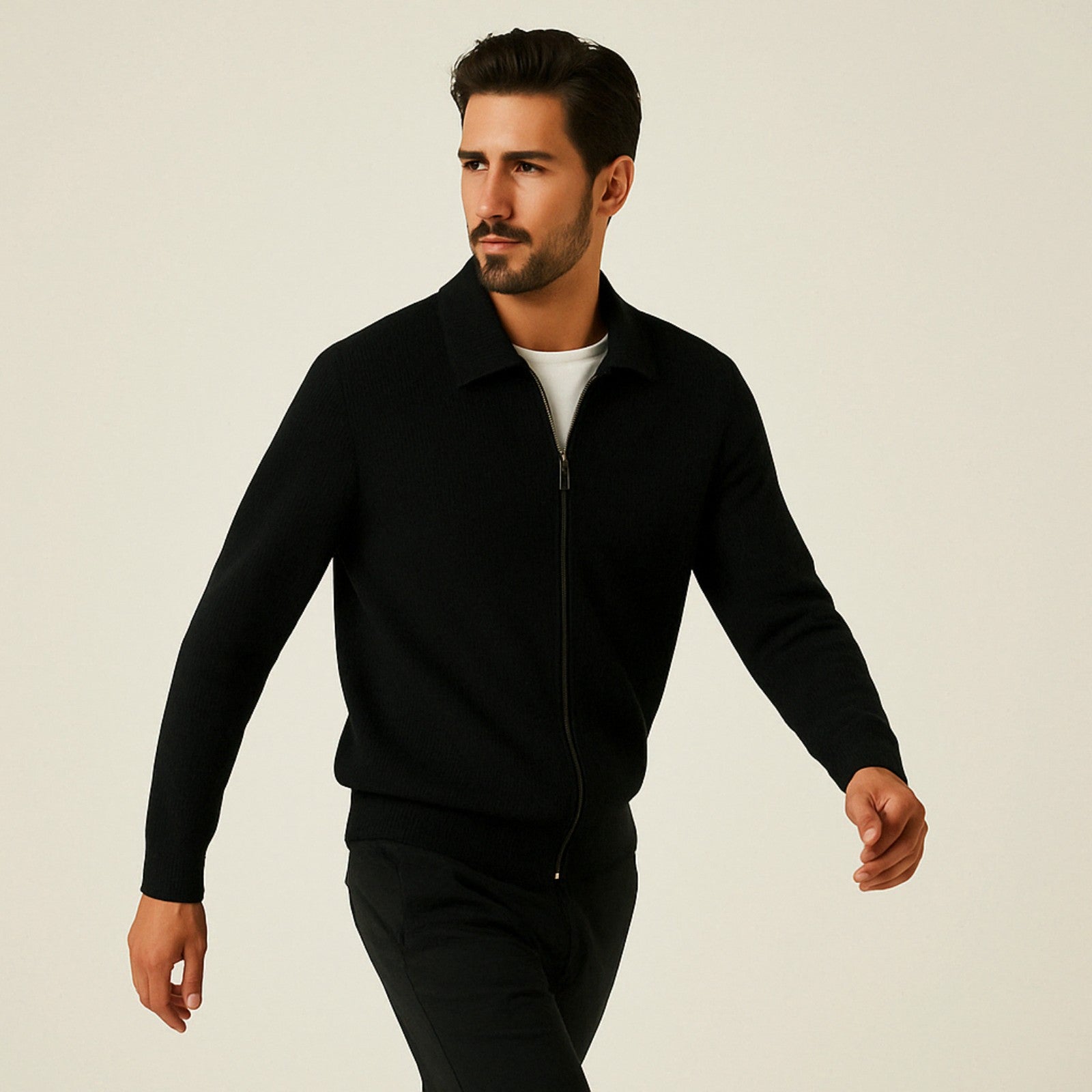 The Oxford Wool Turtleneck Vest