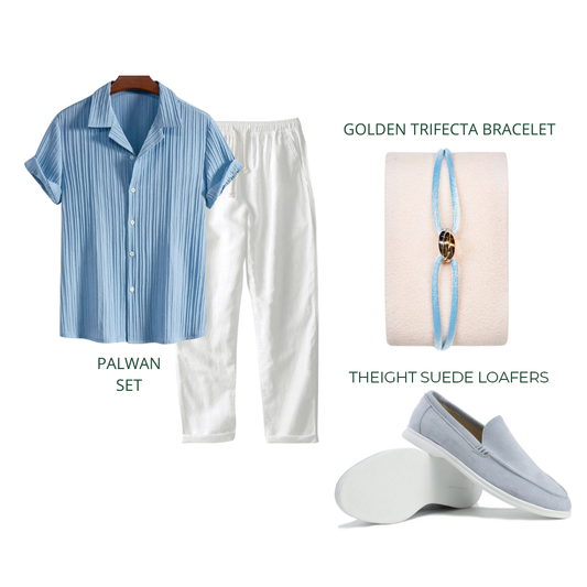 Light Blue - Arklen 4 Piece Set