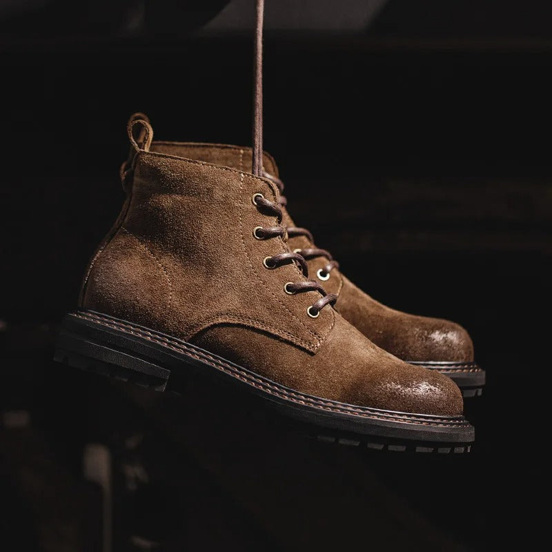 Arklen Combat Suede Leather Boots