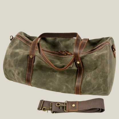 Arklen Expedition Weekender – Waxed Canvas Duffel Bag