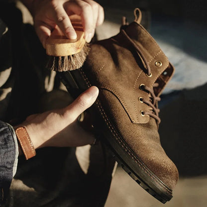 Arklen Combat Suede Leather Boots