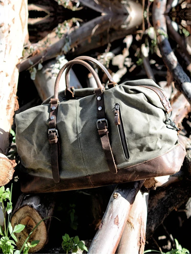 Arklen Pathfinder Duffel – Waxed Canvas Travel Bag