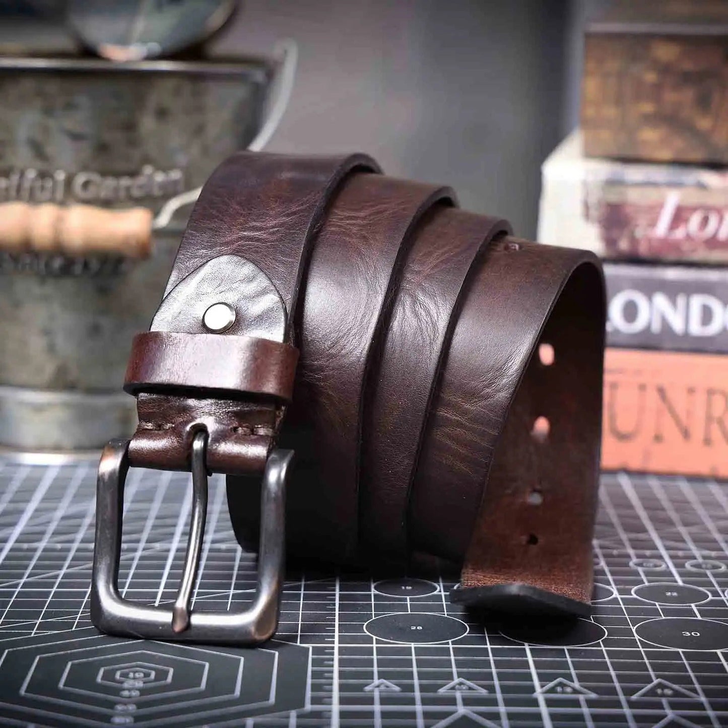 Redwood Leather Belt - Arklen