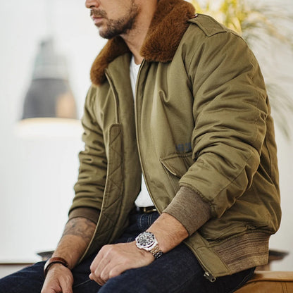 Arklen Military Bomber Jacket – Heavy-Duty Flight Coat