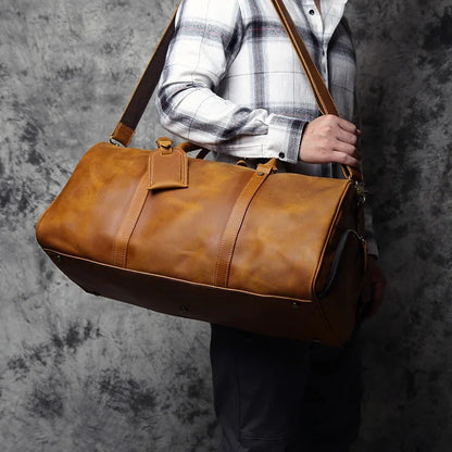 Arklen Voyager Duffel – Full Grain Leather Travel Bag