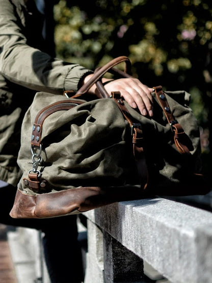 Arklen Pathfinder Duffel – Waxed Canvas Travel Bag
