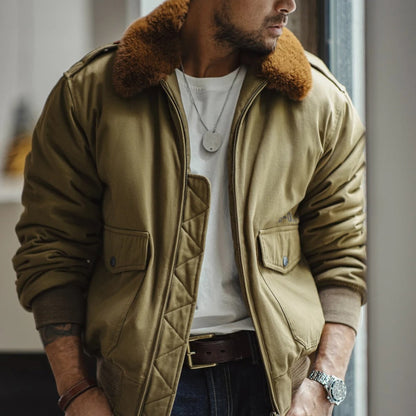 Arklen Military Bomber Jacket – Heavy-Duty Flight Coat