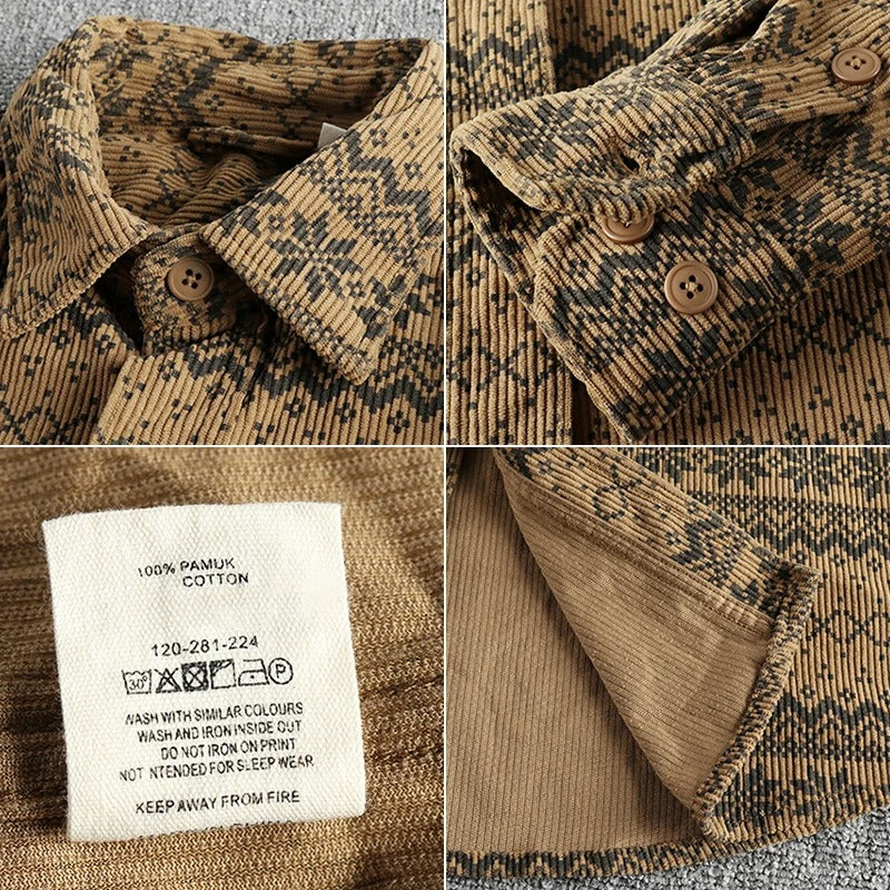 Arklen Frontier Patterned Cotton Shirt