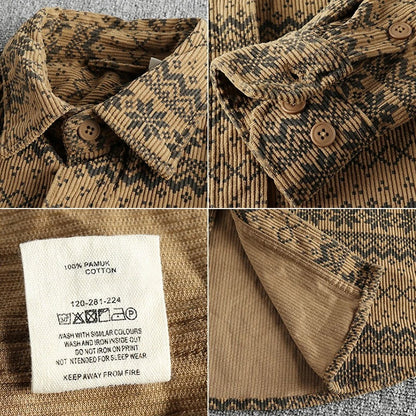Arklen Frontier Patterned Cotton Shirt