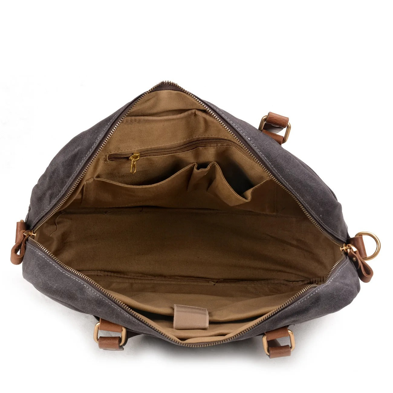 Arklen Expedition Briefcase – Waxed Canvas & Leather Laptop Bag