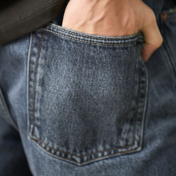 100% Cotton Arklen Classic Straight-Leg Denim Jeans Pants