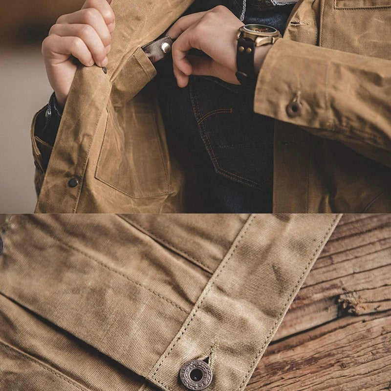 Vintage Waxed Canvas Jacket - Arklen