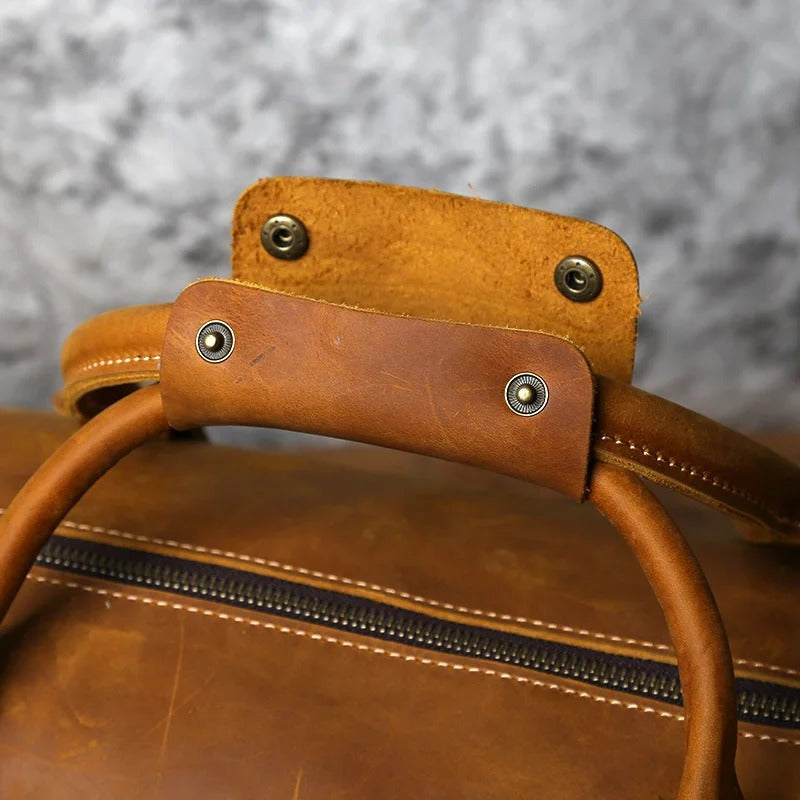 Arklen Voyager Duffel – Full Grain Leather Travel Bag