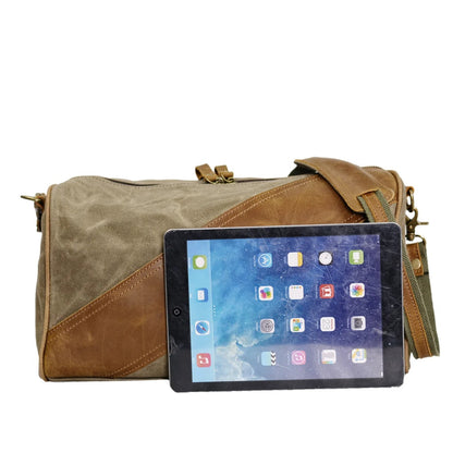 Arklen Pathfinder Duffel – Waxed Canvas & Leather Travel Bag