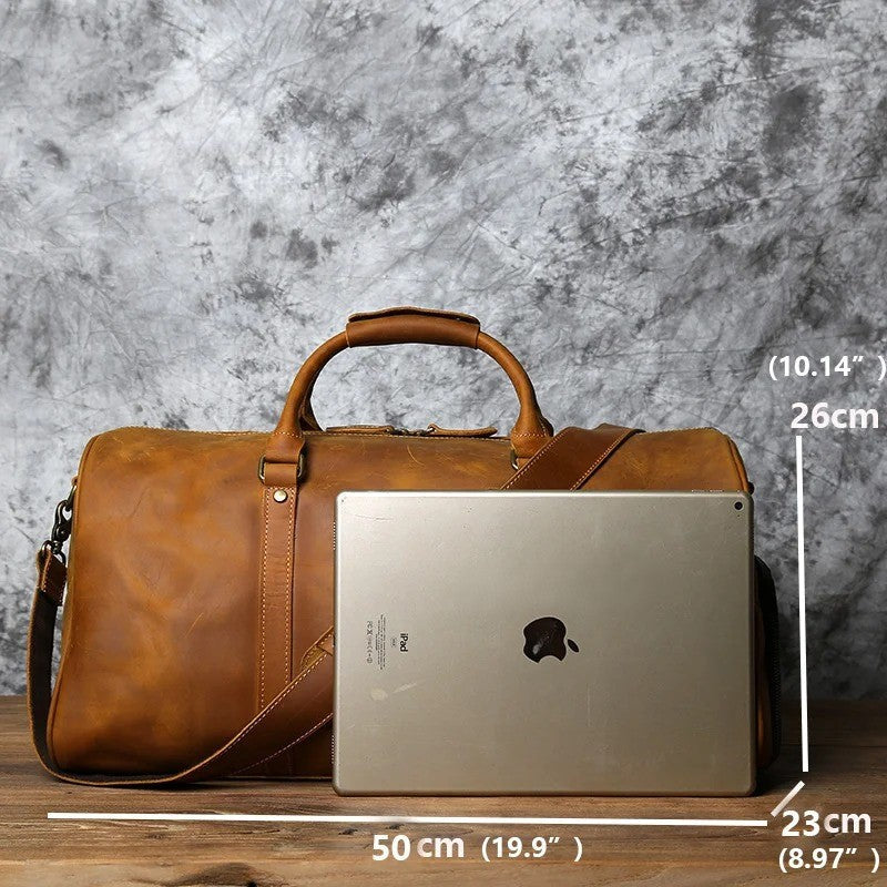 Arklen Voyager Duffel – Full Grain Leather Travel Bag
