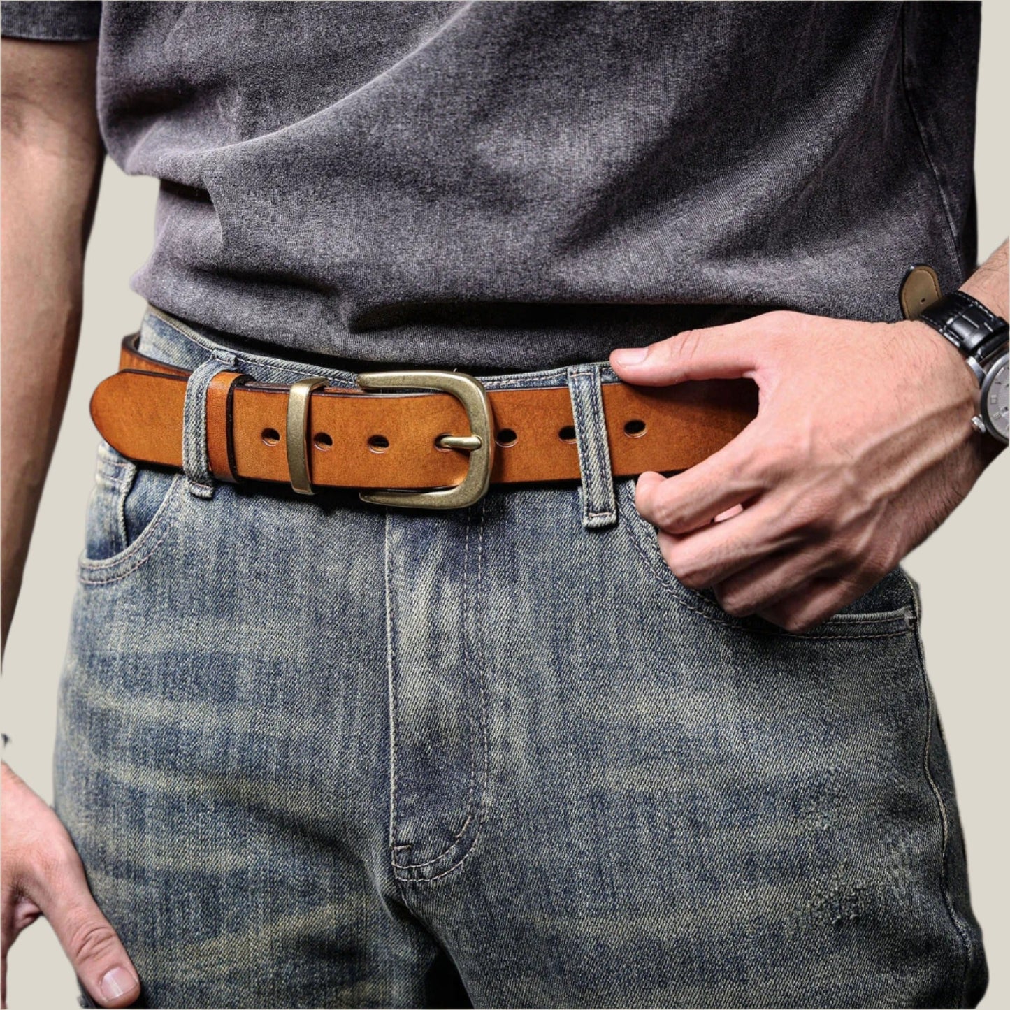 IronHide Leather Belt - Arklen