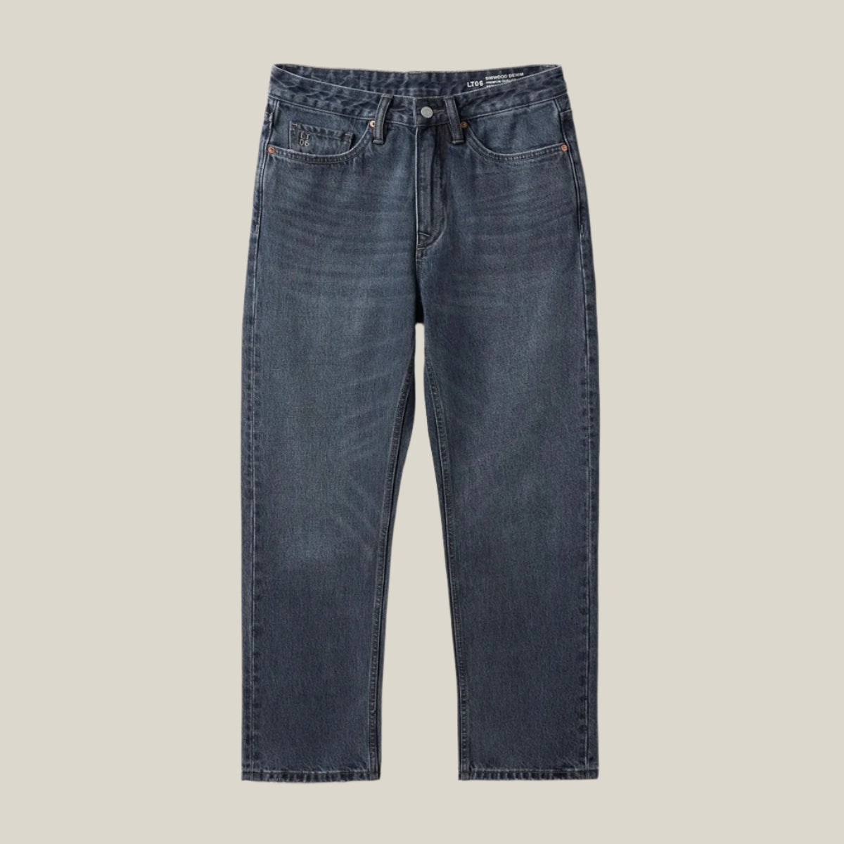 100% Cotton Arklen Classic Straight-Leg Denim Jeans Pants