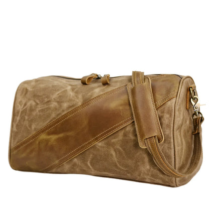 Arklen Pathfinder Duffel – Waxed Canvas & Leather Travel Bag