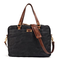 Charcoal Black & Ebony Leather