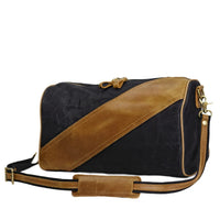 Charcoal Black & Ebony Leather