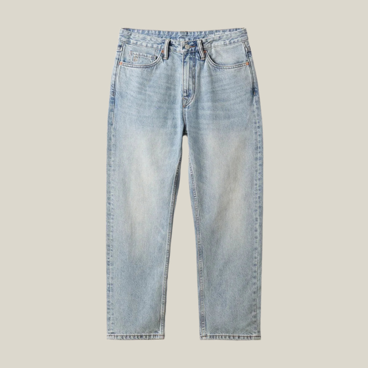 100% Cotton Arklen Classic Straight-Leg Denim Jeans Pants