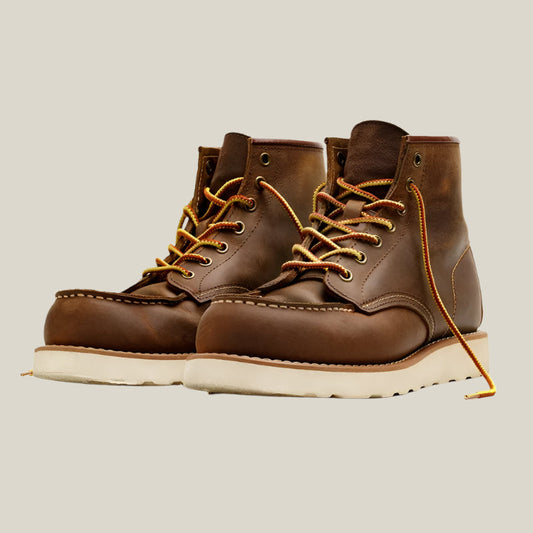 Arklen Moc Toe Leather Boots – The Diplomat