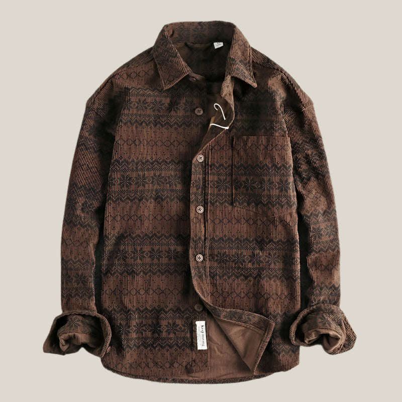 Arklen Frontier Patterned Cotton Shirt