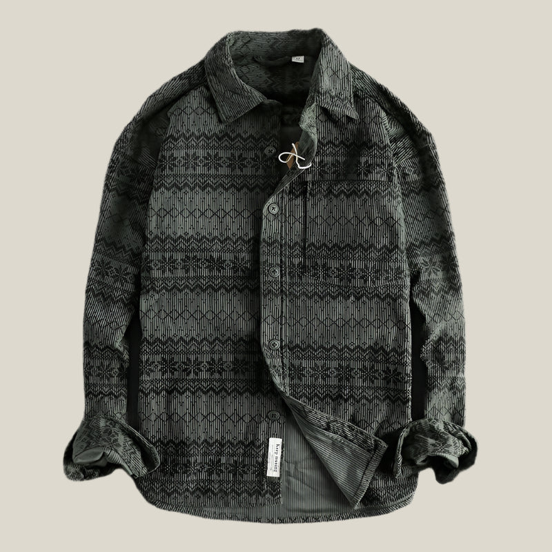 Arklen Frontier Patterned Cotton Shirt