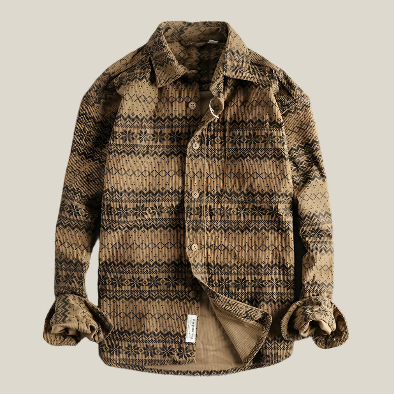 Arklen Frontier Patterned Cotton Shirt